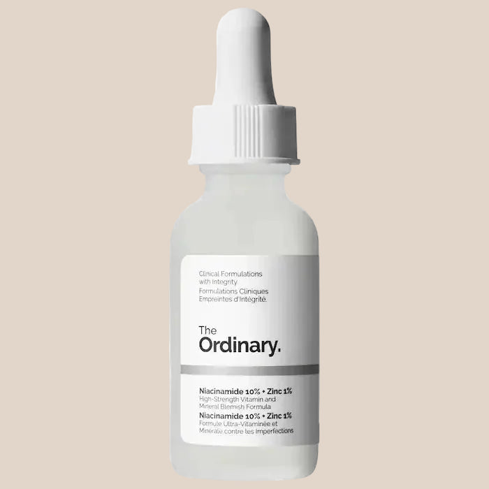 Niacinamide 10% + Zinc 1% Serum 30ml Control Oil Remove Acne and Brighten Oily Skin Gentle Exfoliating Closed-mouth Essence