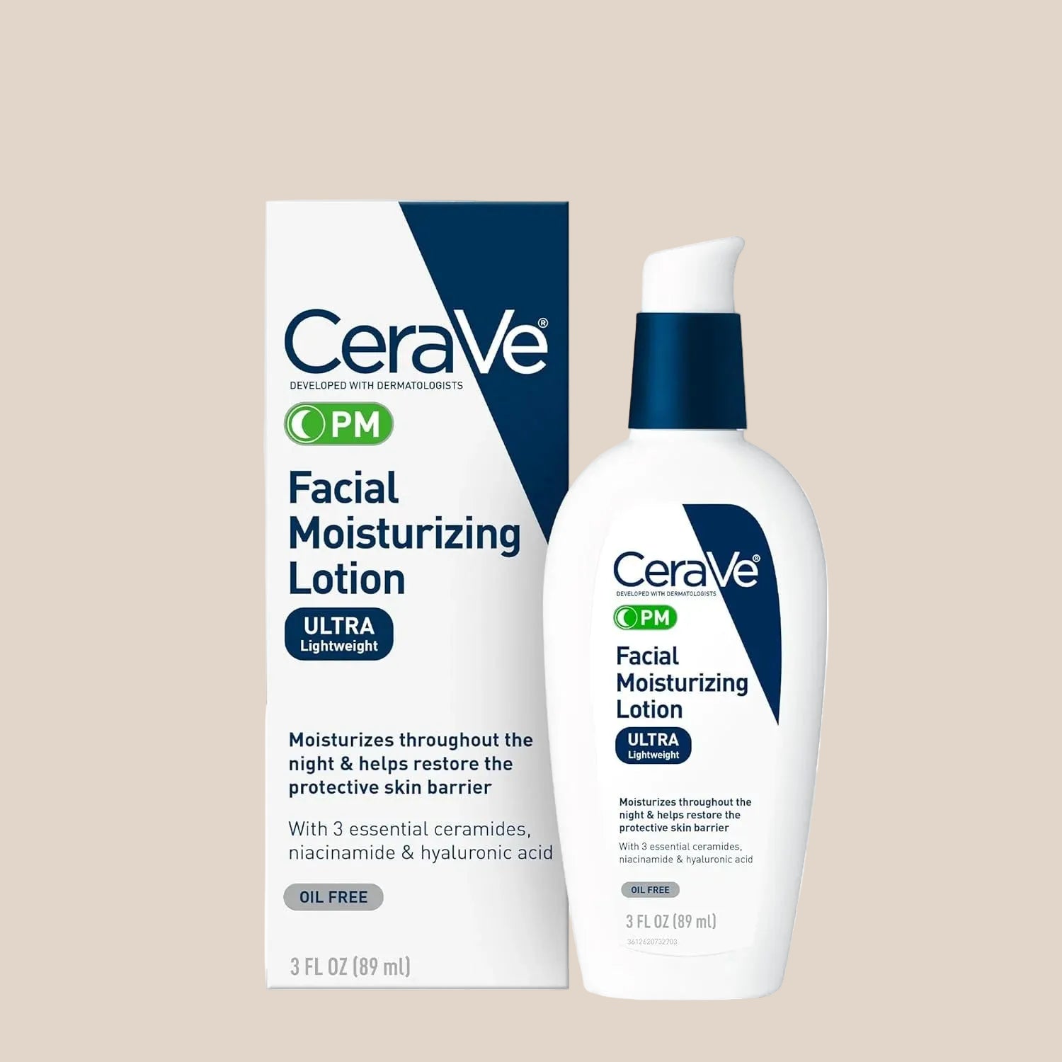 CeraVe PM Facial Moisturizing Lotion 89ml
