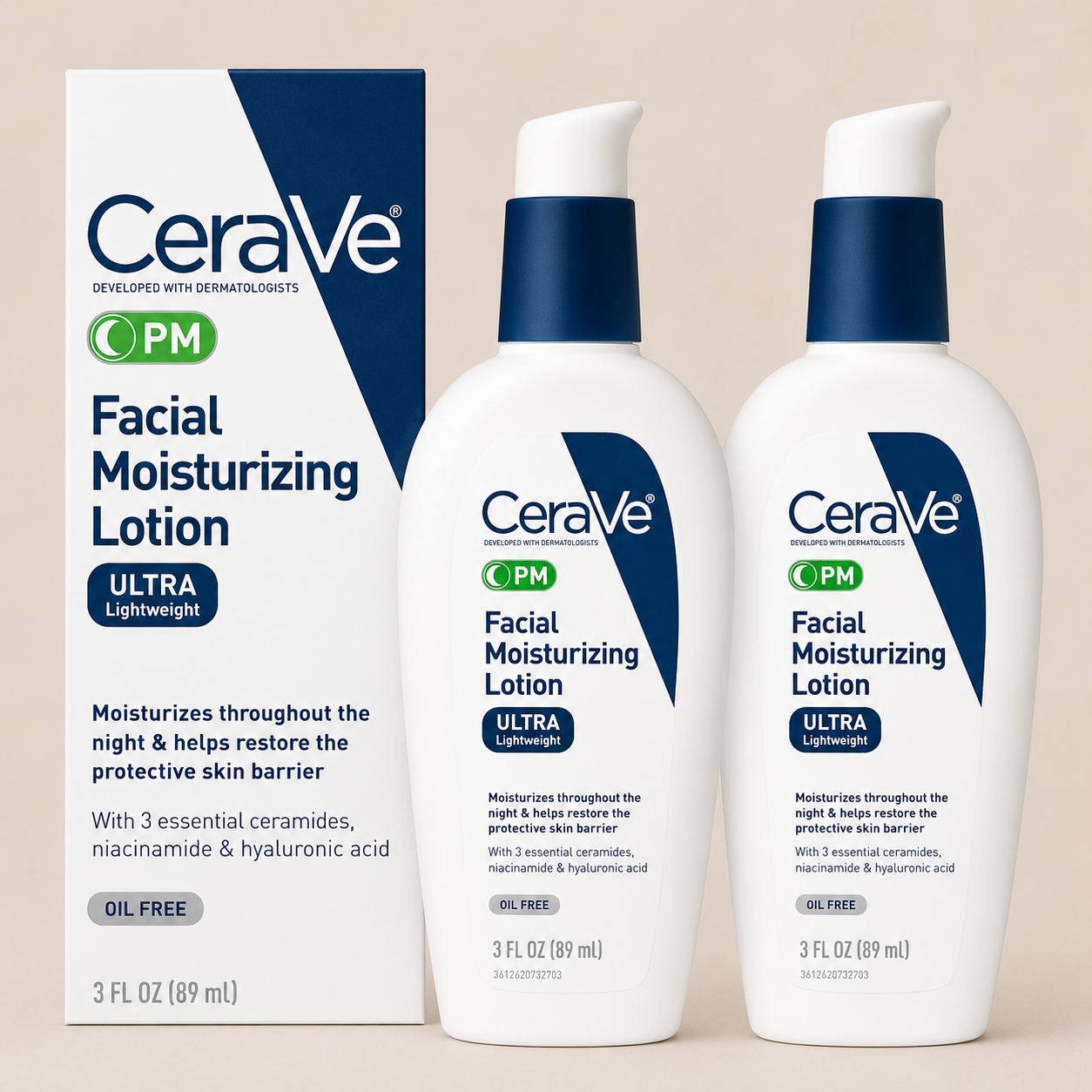 CeraVe PM Facial Moisturizing Lotion 89ml